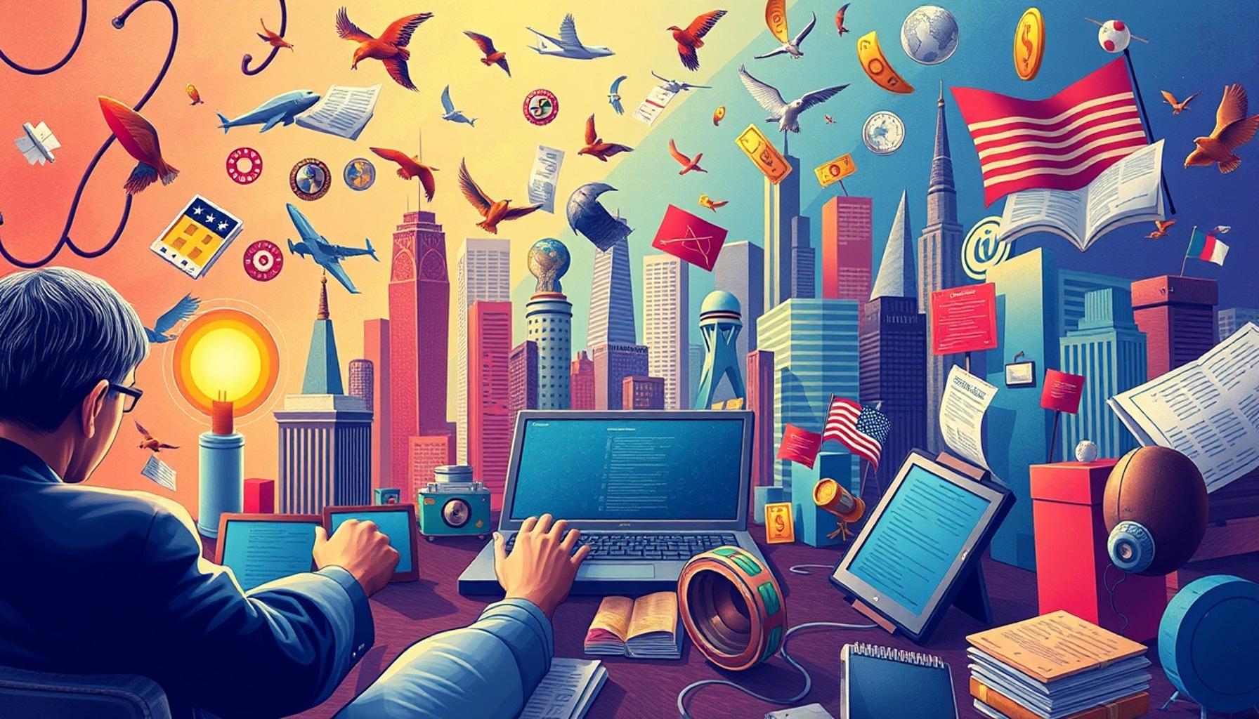 The Influence of the Global Internet on the Dissemination of Misinformation and Fake News